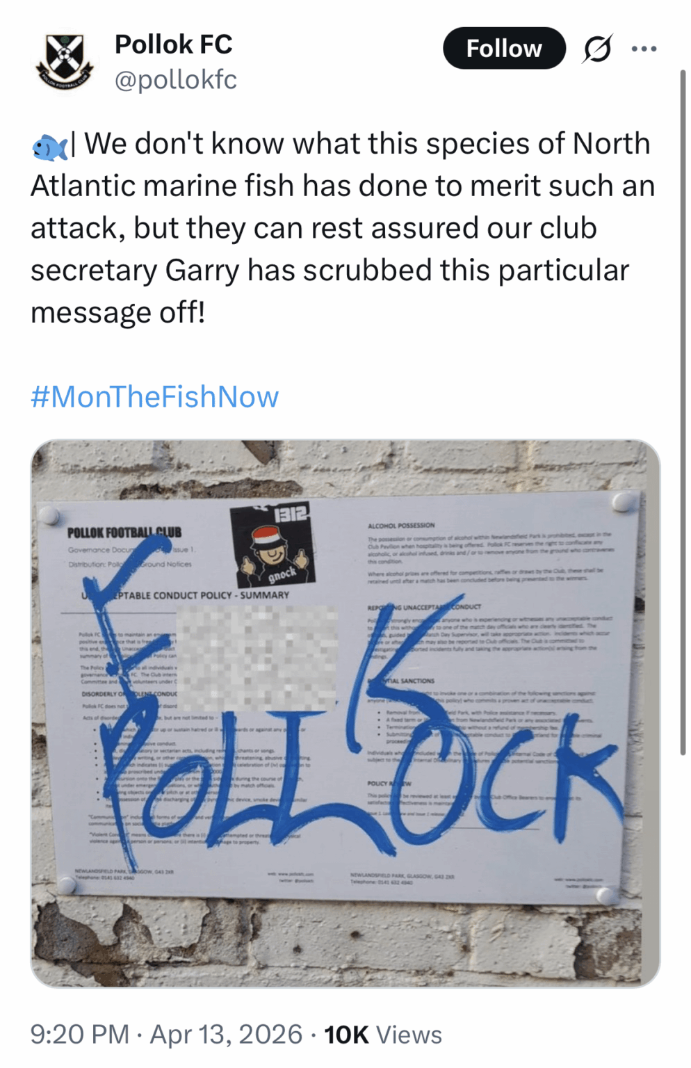 At least get our name right ffs 🥲