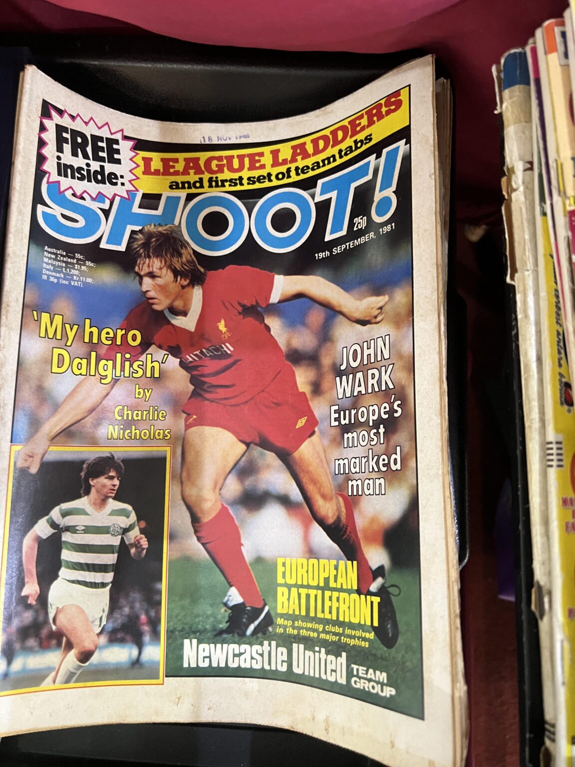 I was at my local car boot/antique market. Saw this.