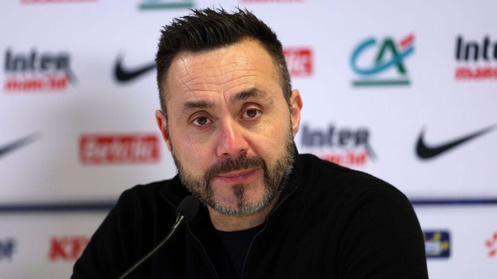 Roberto De Zerbi says he wants to be at 'big club' Tottenham for 'long time'