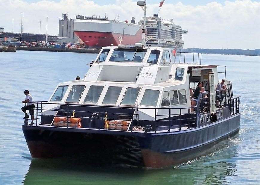 The Hythe ferry (picture: Alan Titheridge)