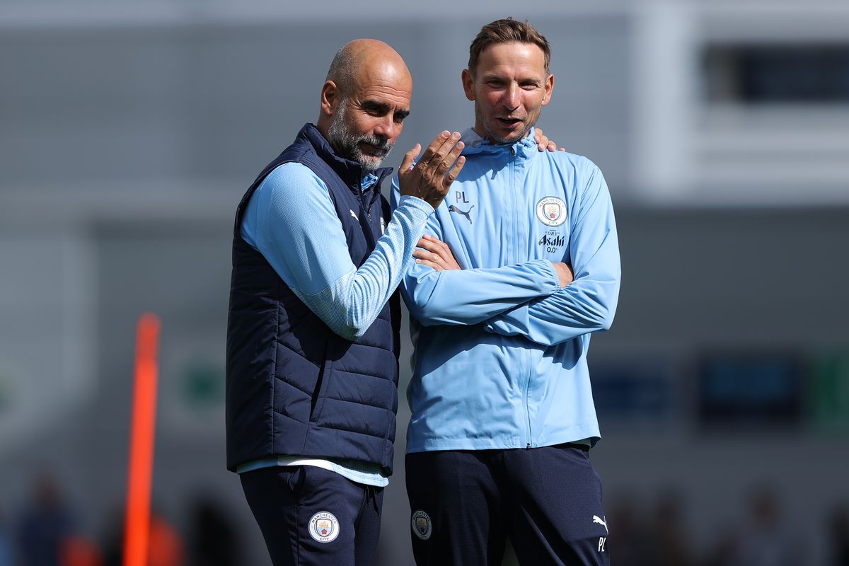 Pep Guardiola and Pep Lijnders