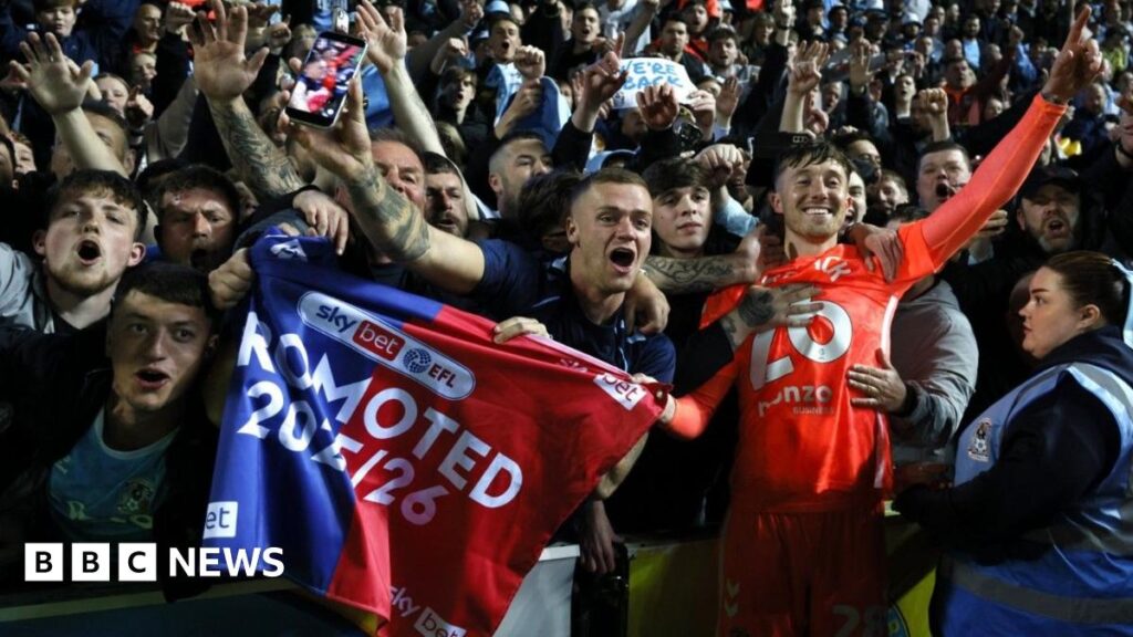 Coventry parties as Sky Blues return to the Premier League after 25 years