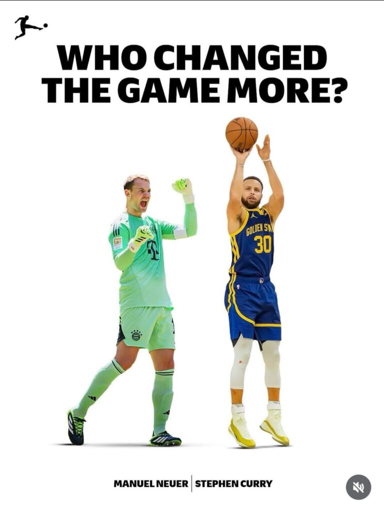The Bundesliga asks a fair question: did Manuel Neuer or Steph Curry change the game more?