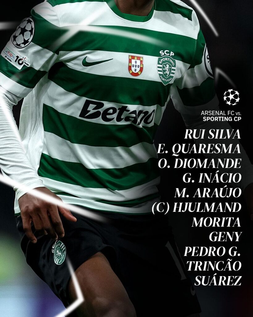 Sporting XI to Face The Arsenal