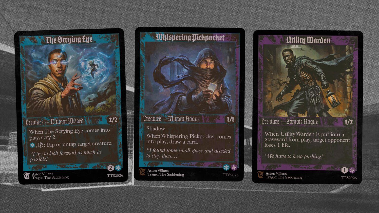 Tielemans, Buendia and Bogarde X Magic: The Gathering