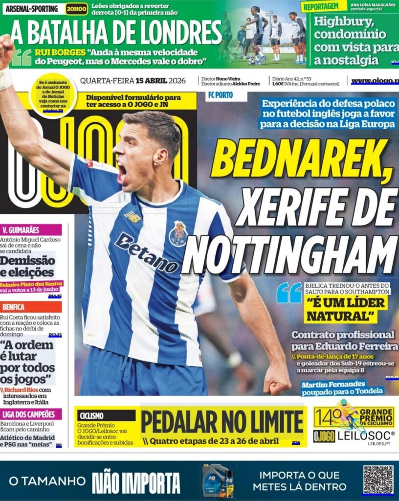 Jornal OJOGO 15/04/2026