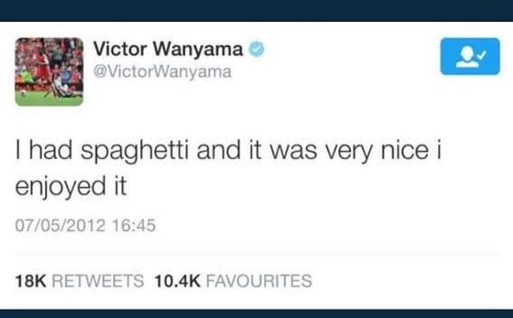 Best of luck in retirement big man. Enjoy your pasta