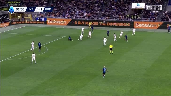 Inter [5] - 1 Roma - Nicolò Barella 63'