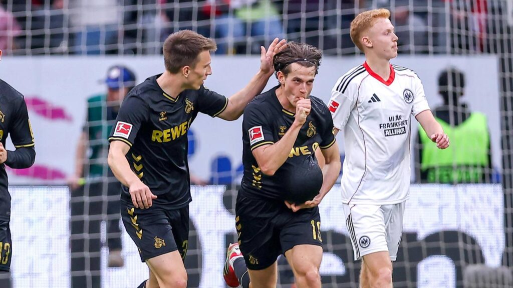 1. FC Köln macht sich bei Eintracht Frankfurt Mut im Abstiegskampf