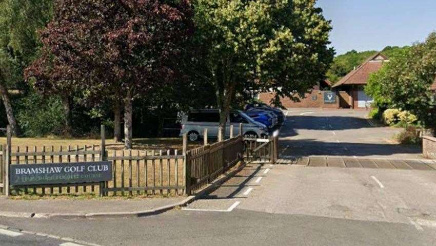 Sheen targeted Bramshaw Golf Club in Brook (picture: Google)