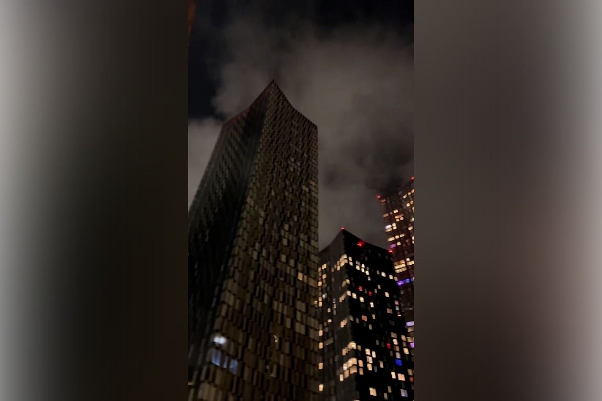 West Tower plunged into darkness on Thursday night