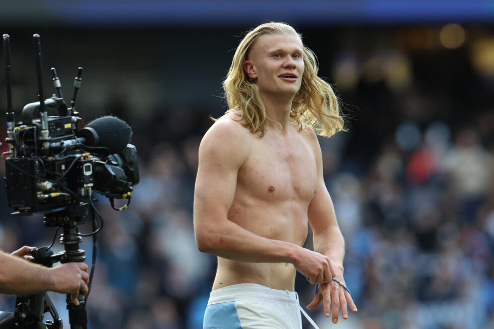 Erling Haaland scored the winning goal for Manchester City against Arsenal at the Etihad