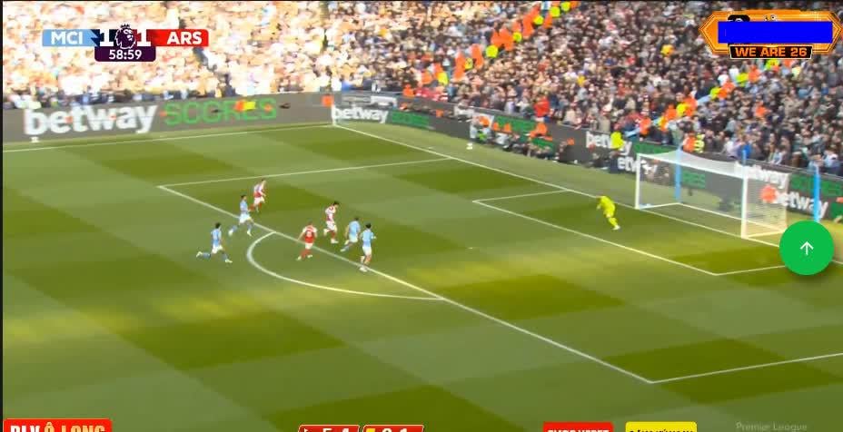 Havertz miss big chance against Manchester City 60'