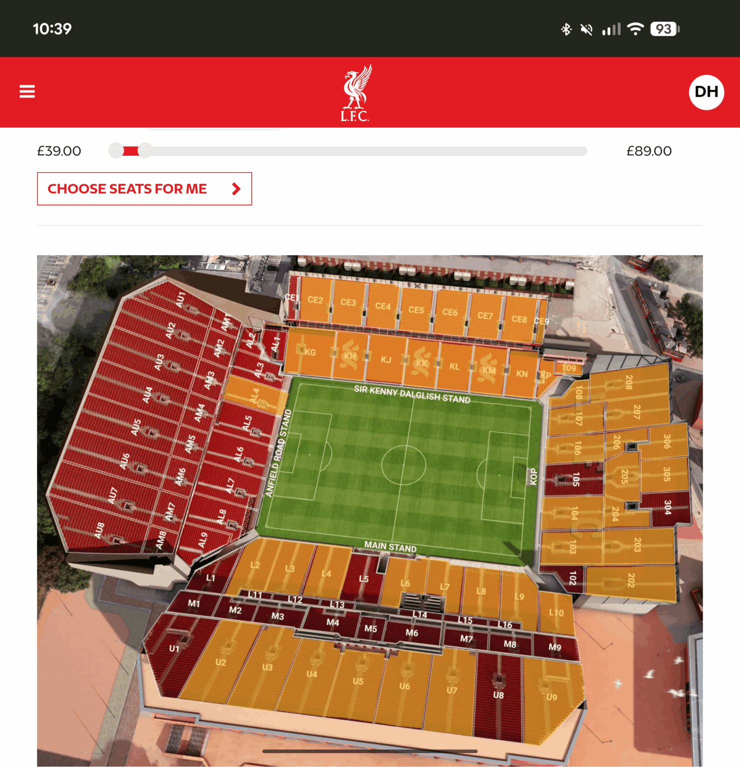 Lots of season ticket returns still available for the match this afternoon