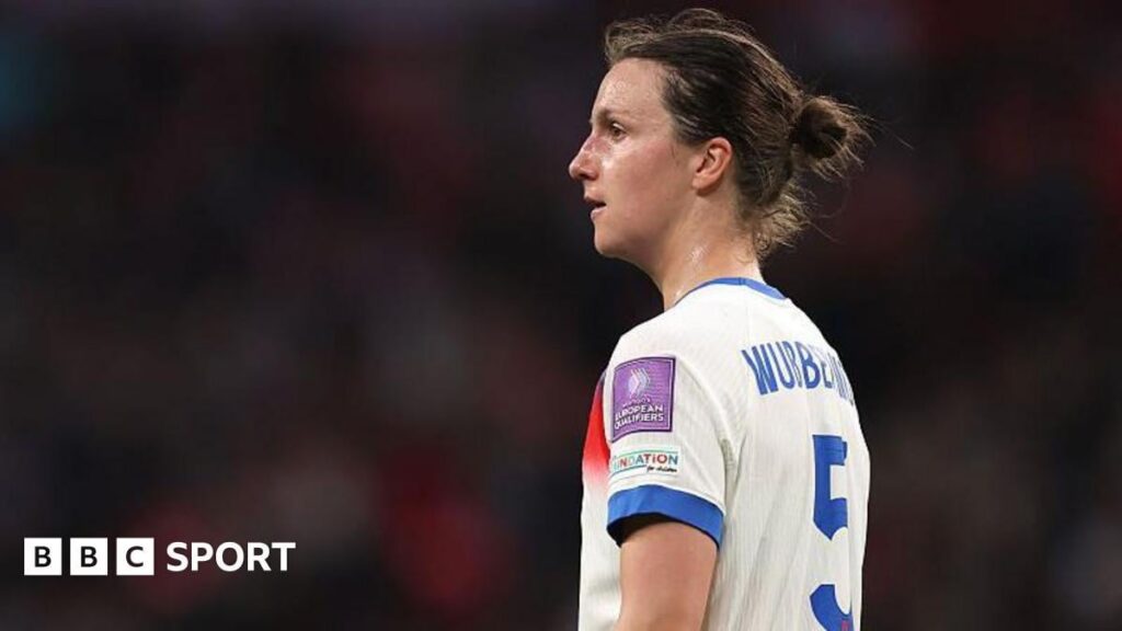How Lotte Wubben-Moy has stepped into Leah Williamson's shoes - BBC
