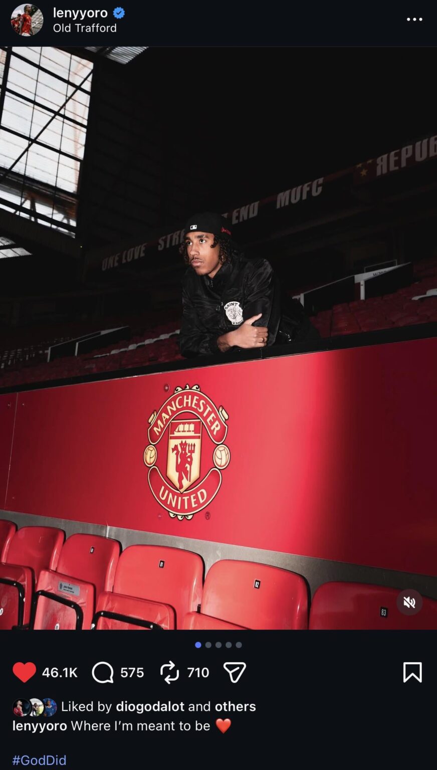 Leny Yoro on Instagram: “Where I’m meant to be ❤️”