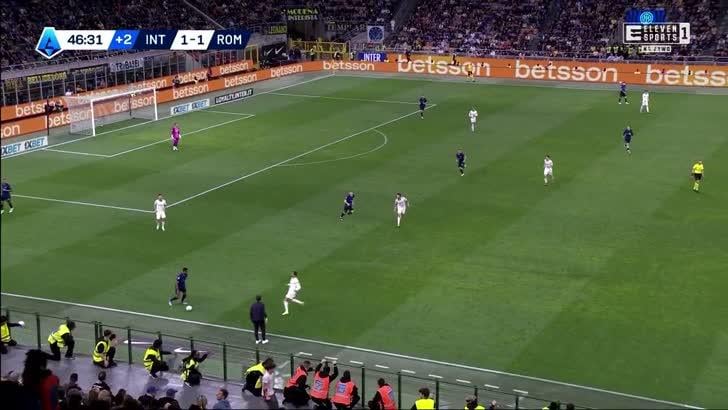 Inter [2] - 1 Roma - Hakan Çalhanoğlu 45+2' (Great Goal)