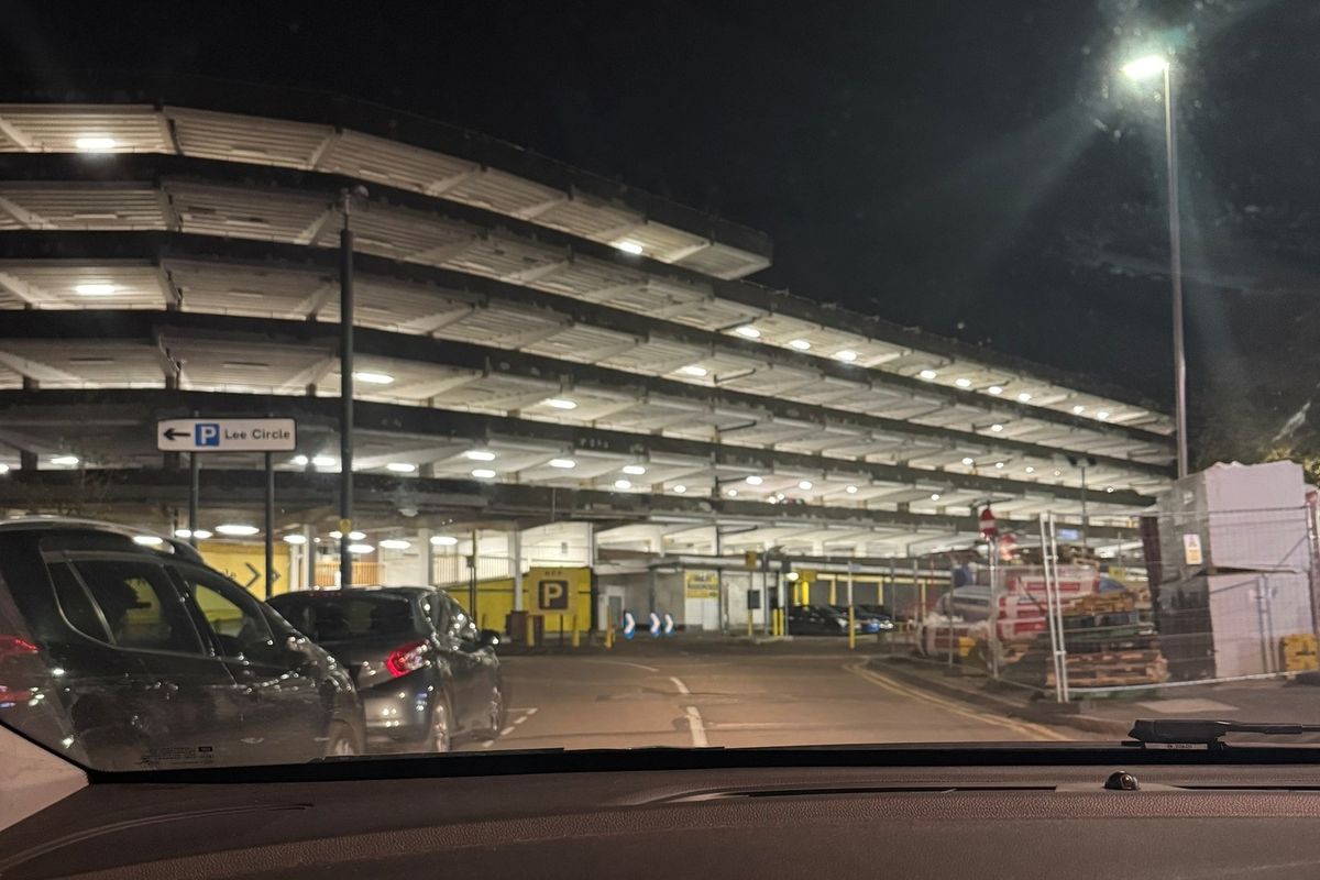 Over 20 cars were dispersed in total from the city centre car park