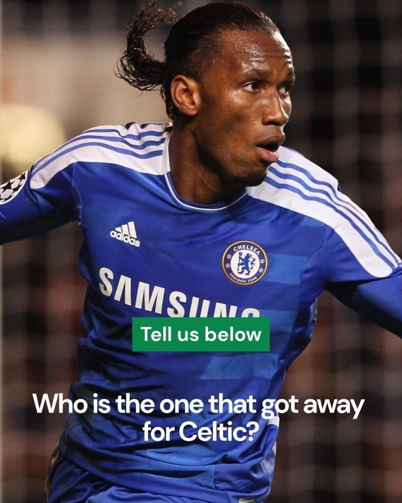 Didier Drogba celebrates his goal for Chelsea against Valencia in the Champions League