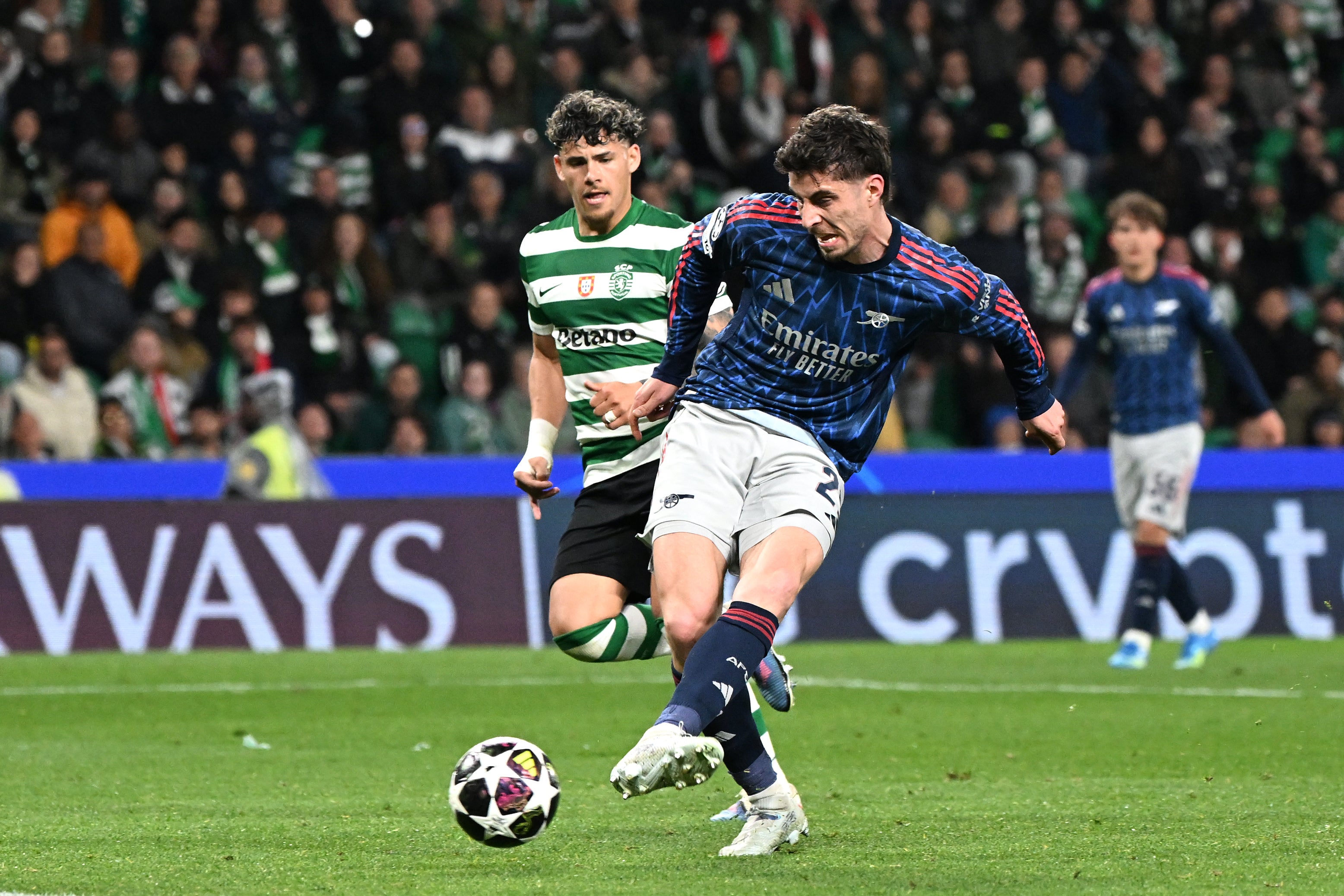 Kai Havertz scored a late winner for Arsenal in Lisbon