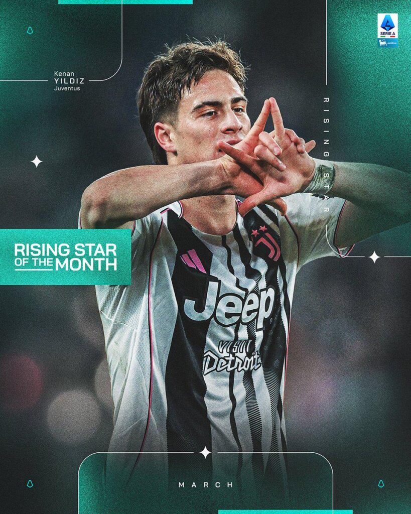 Yildiz is March's Rising Star