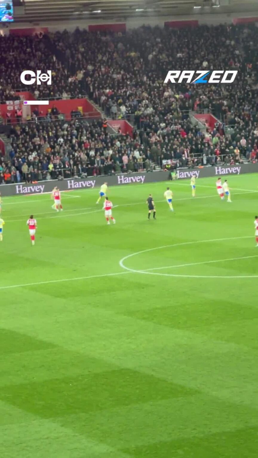 A different angle of Gyökeres’ goal