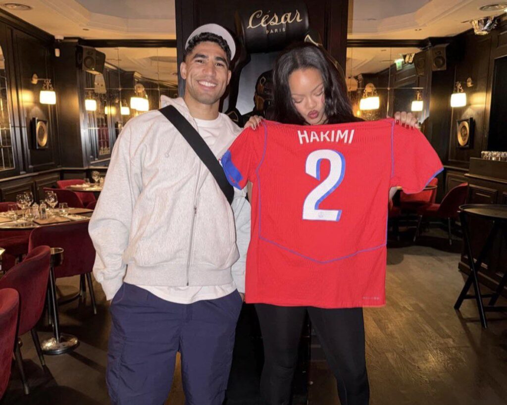 Achraf Hakimi and Rihanna✨