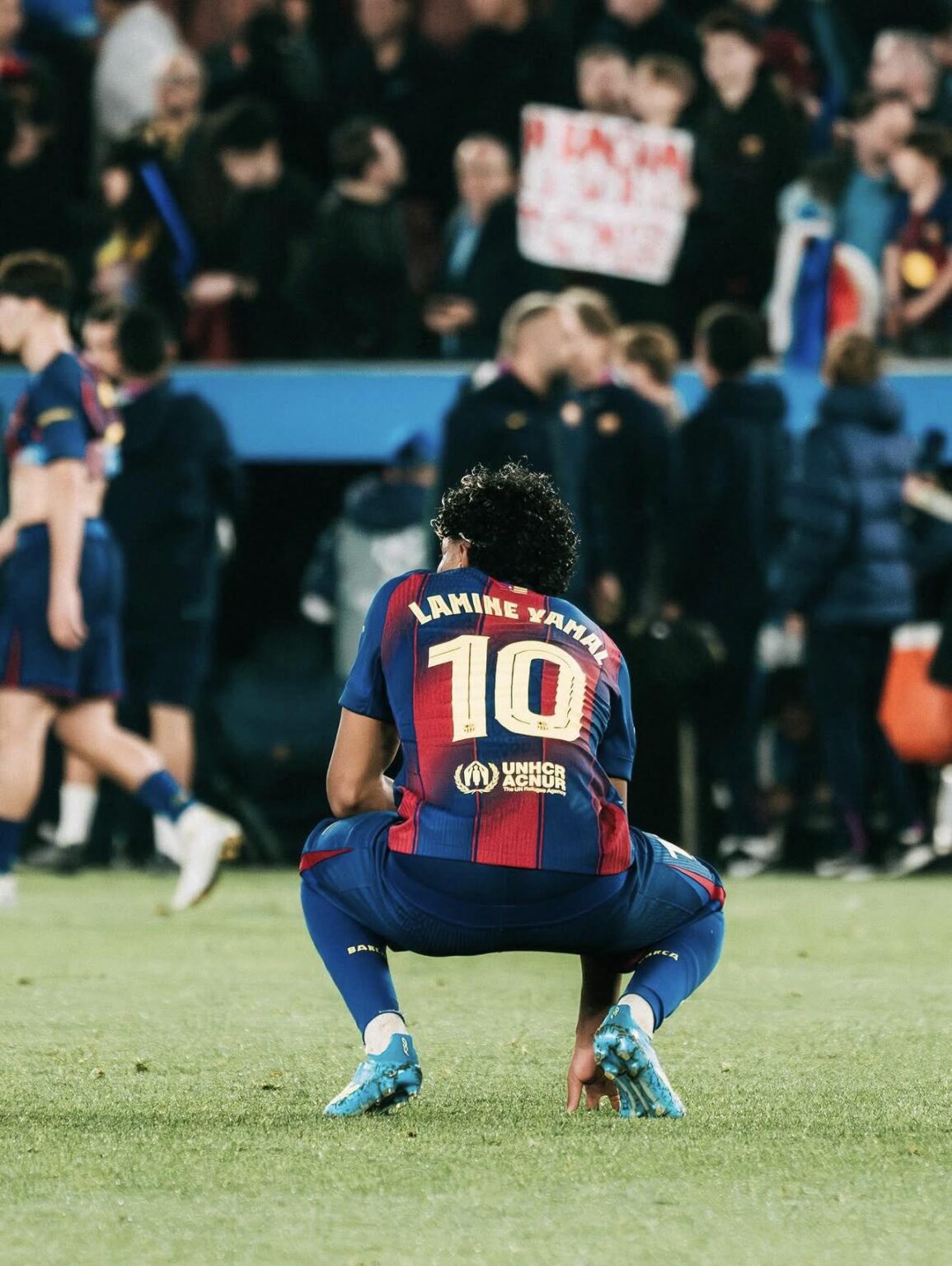 Lamine Yamal on IG: “This isn’t over culers, we will give it everything we have next week. Together, always.”