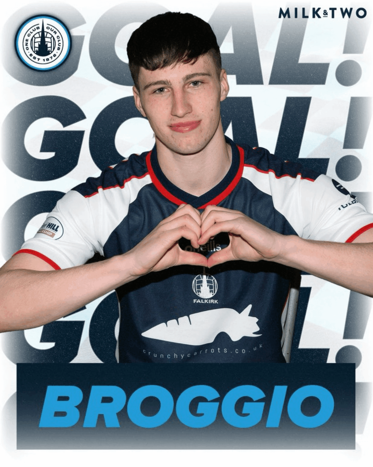 Ben Broggio scores for Falkirk vs Rangers!