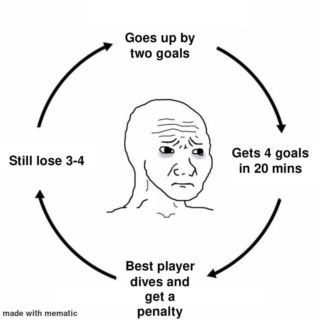 They should try this strategy of kicking other player more often