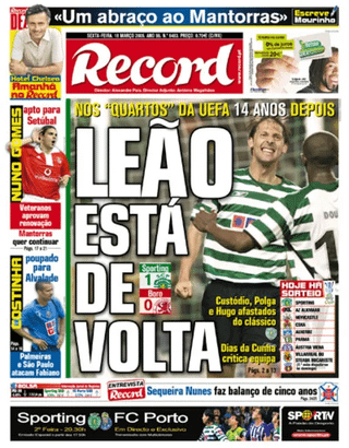 Capas do Dia Seguinte a Todos os Jogos do Sporting em Alvalade contra Ingleses no Século XXI
