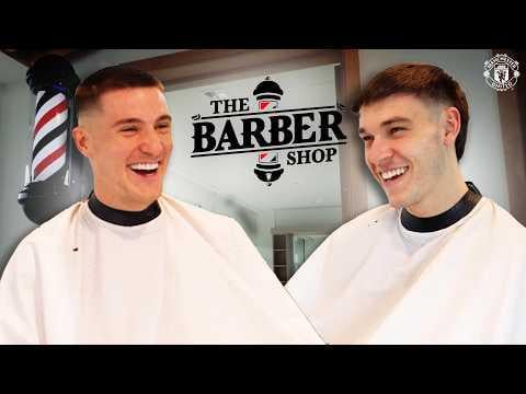 "He Doesn't Want To Play Cards With Me!" Šeško, Dalot & Ugarte | The Barbershop: EP 2 💈
