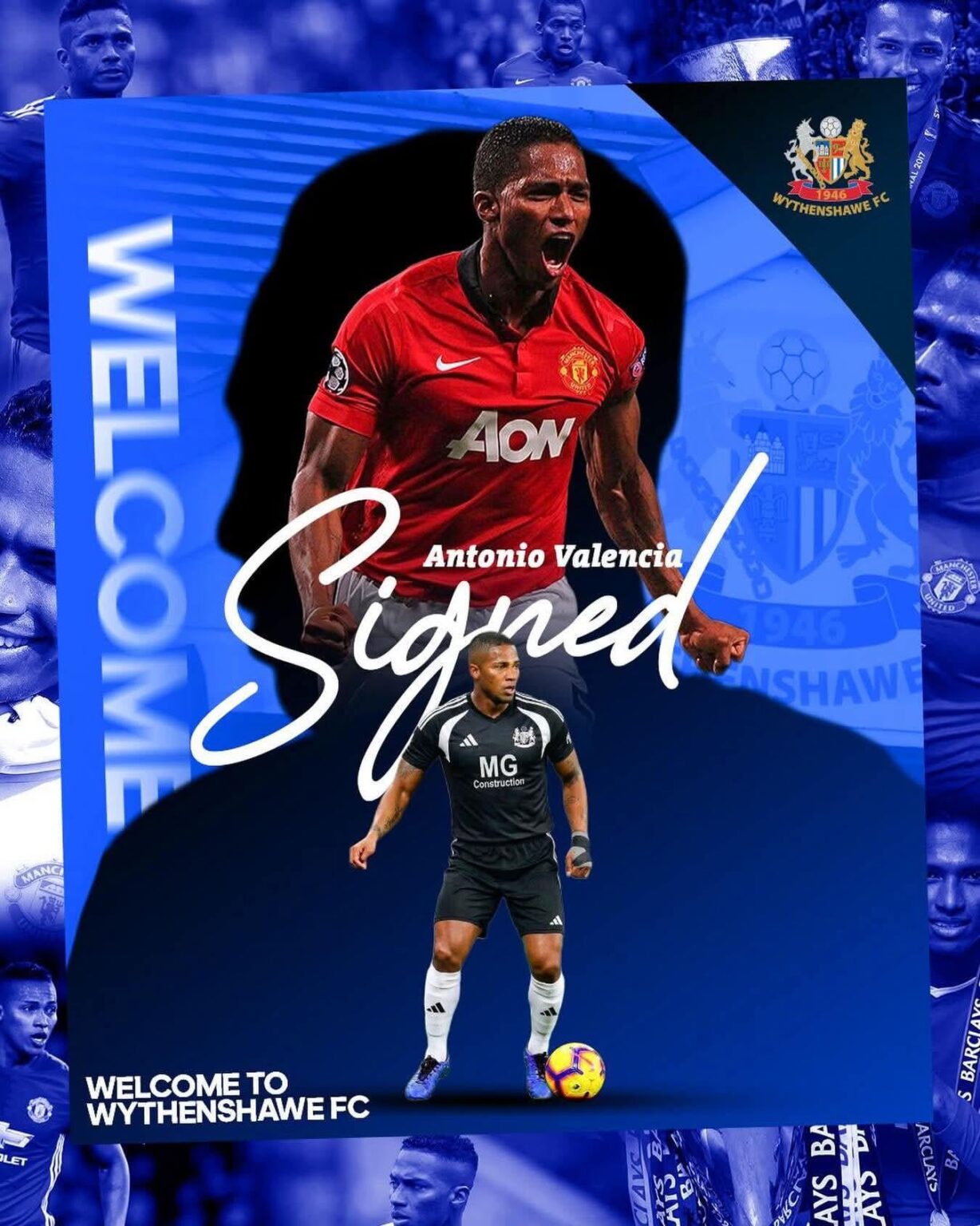 Wythenshawe FC sign Antonio Valencia
