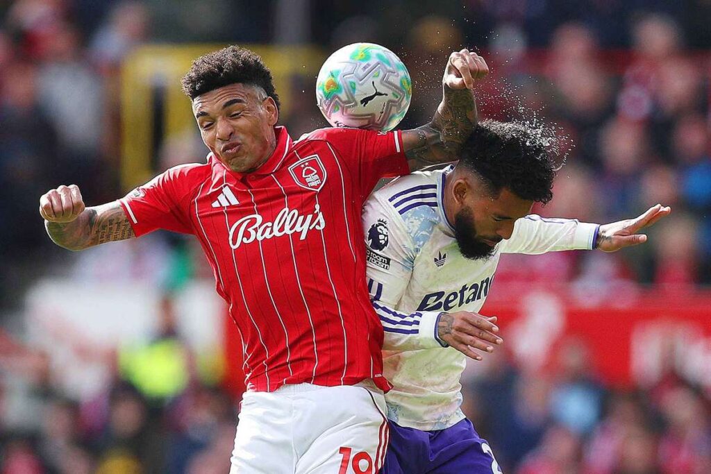 Nottingham Forest claim crucial point in survival fight at home to Aston Villa