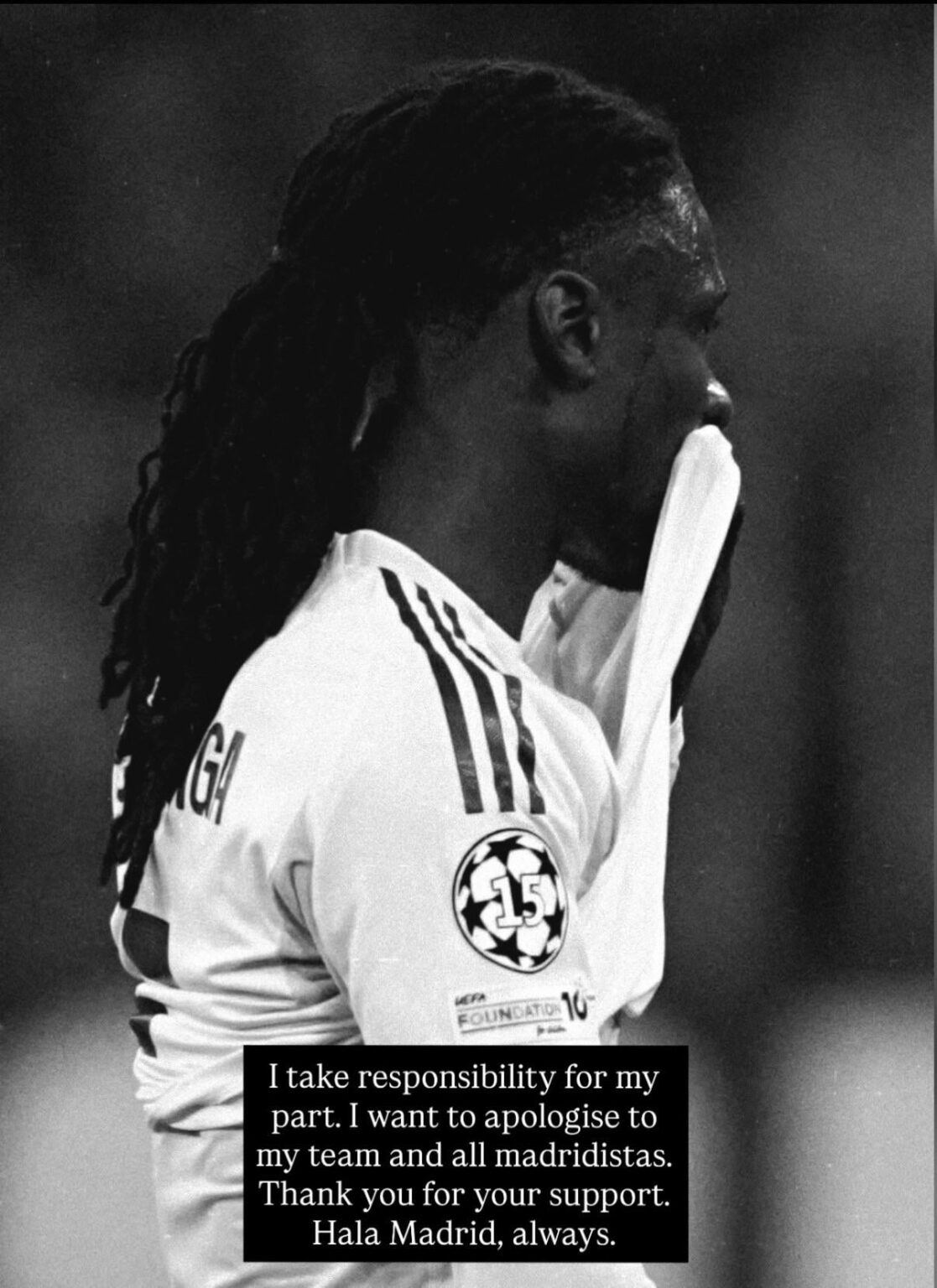 A 23-year-old apologizes