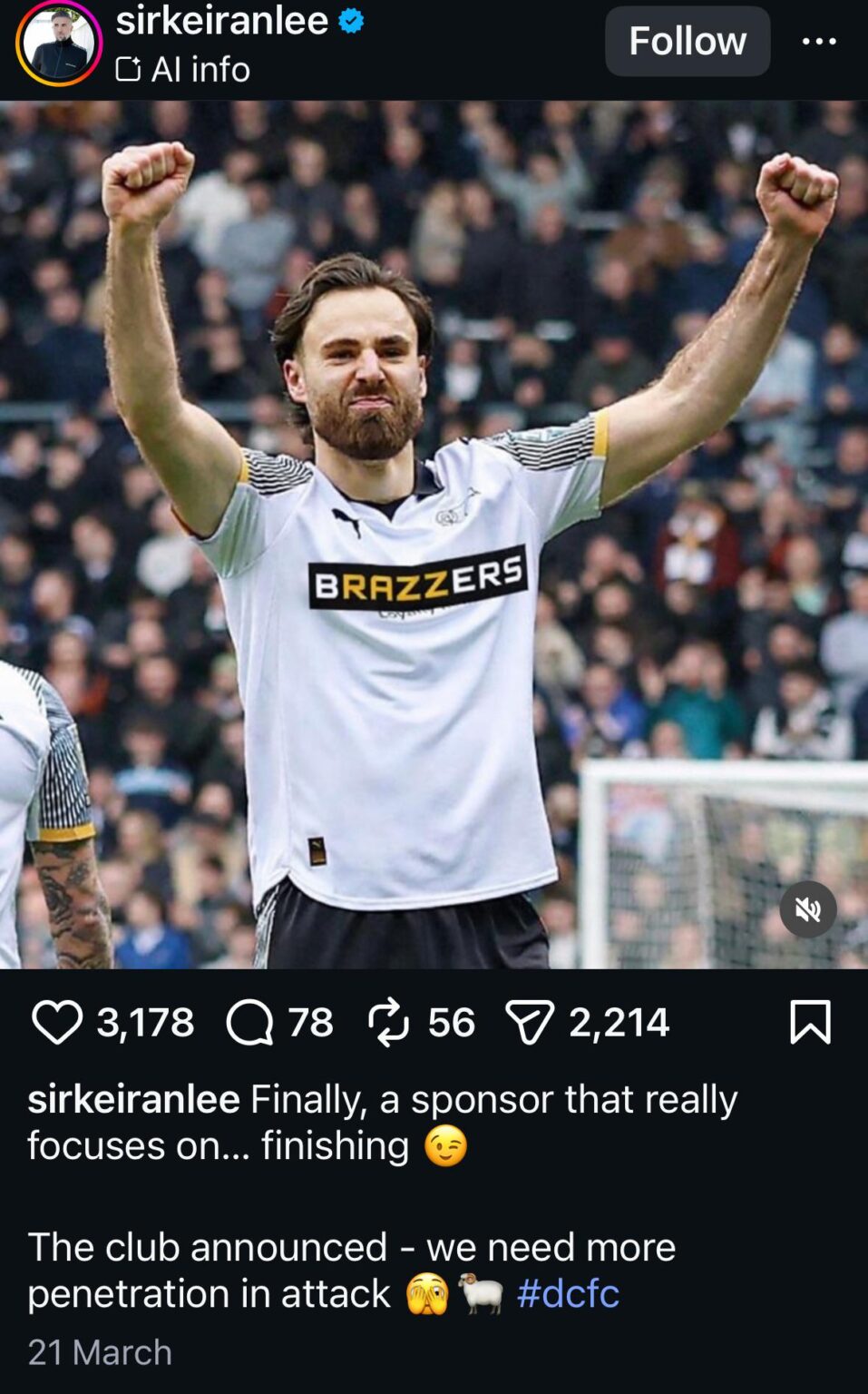 Well I mean, they do get penetrated and they do shag sheep. Seems fitting