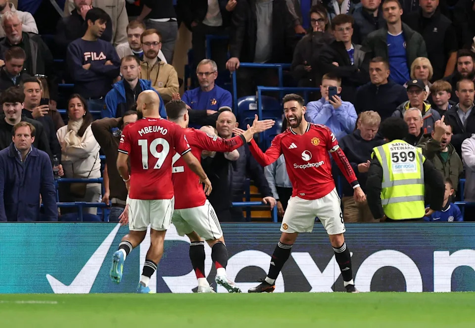 Bruno Fernandes has helped put Manchester United on the brink of Champions League qualification (Getty Images)