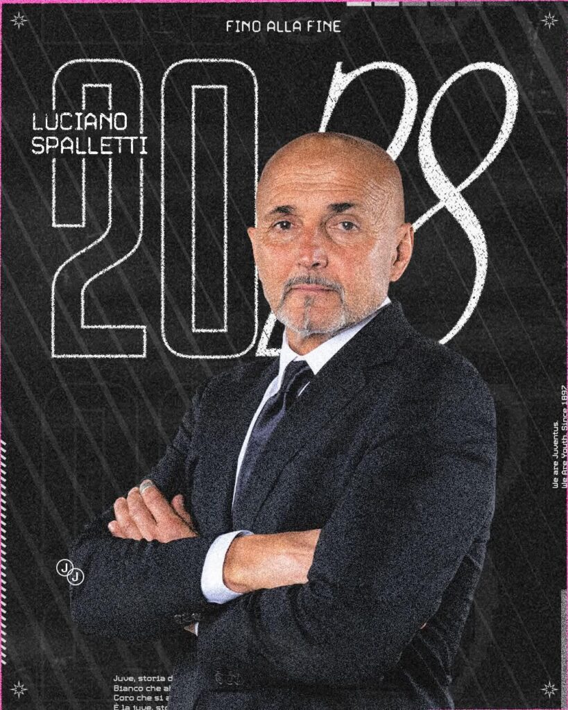 Luciano Spalletti signed new contract with Juventus until 2028