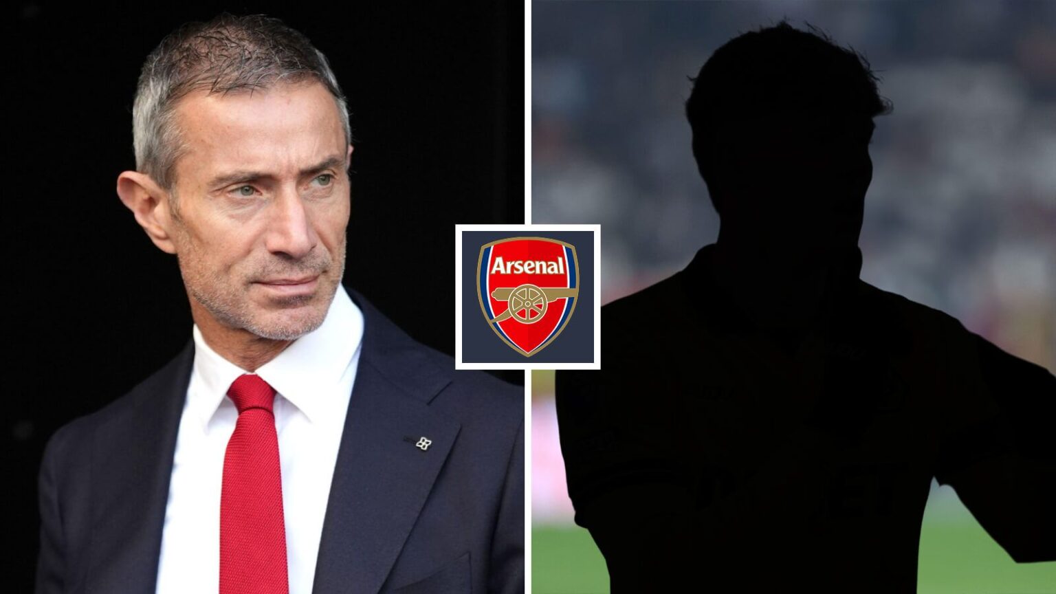 Andrea Berta working on an Arsenal signing.