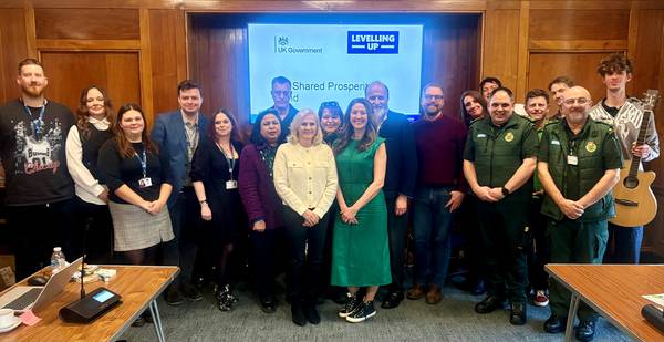 Attendees at the UK Shared Prosperity Fund celebration event SCC