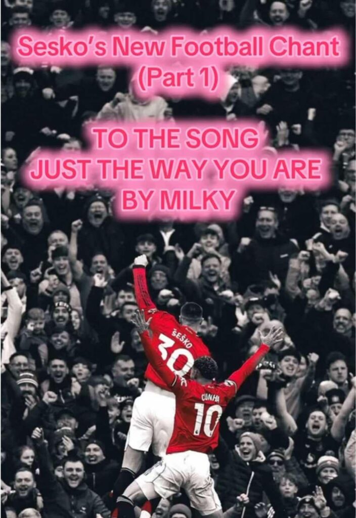 Sesko’s new football chant!
