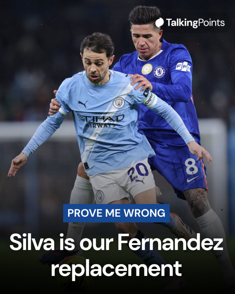 Bernardo Silva and Enzo Fernandez graphic