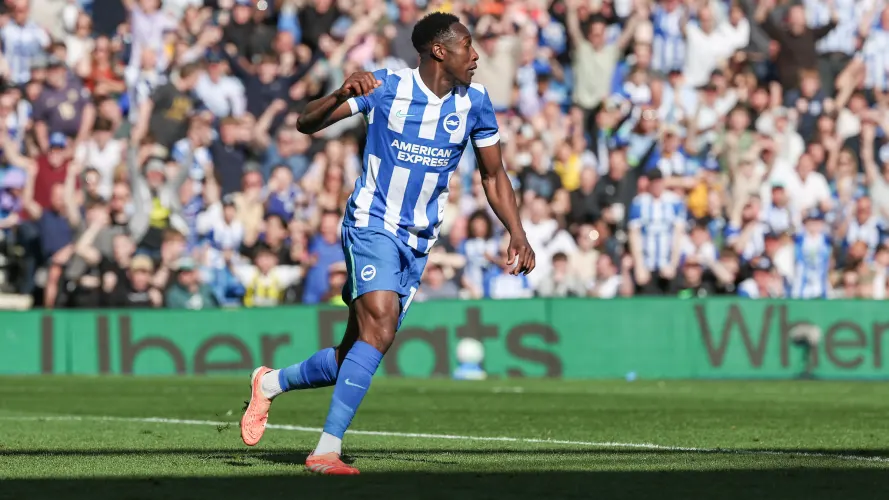 Danny Welbeck has scored 50 goals in all competitions for Albion. 📸 by Paul Hazlewood.