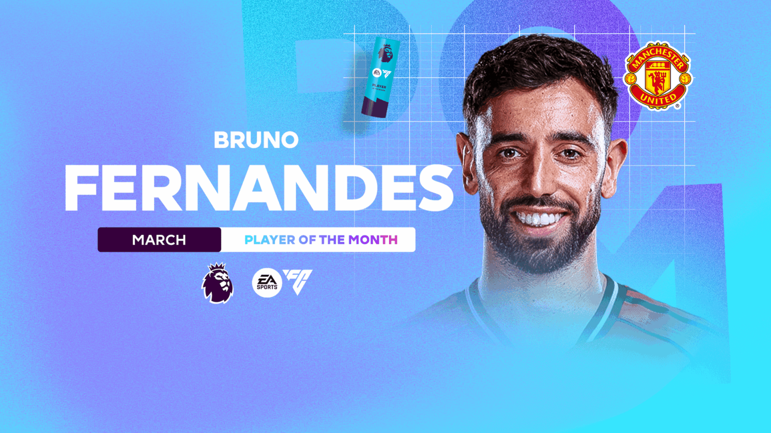 [PL Official] Bruno Fernandes equals Ronaldo with sixth POTM award having won it for March