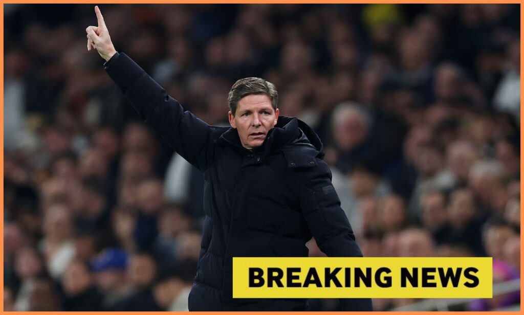 Oliver Glasner during Crystal Palace