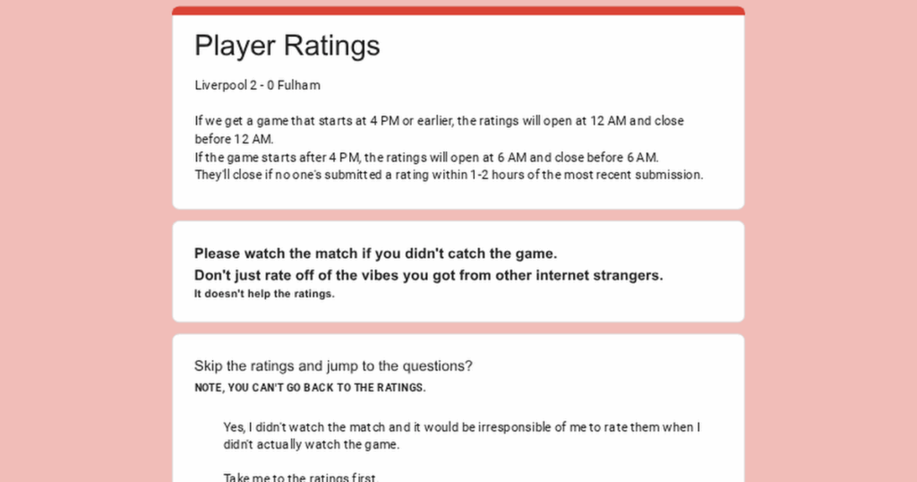 The "Day After" FT Thread: LIV 2 - 0 FUL