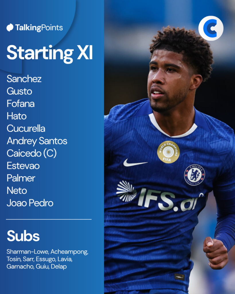 Chelsea XI vs Manchester City