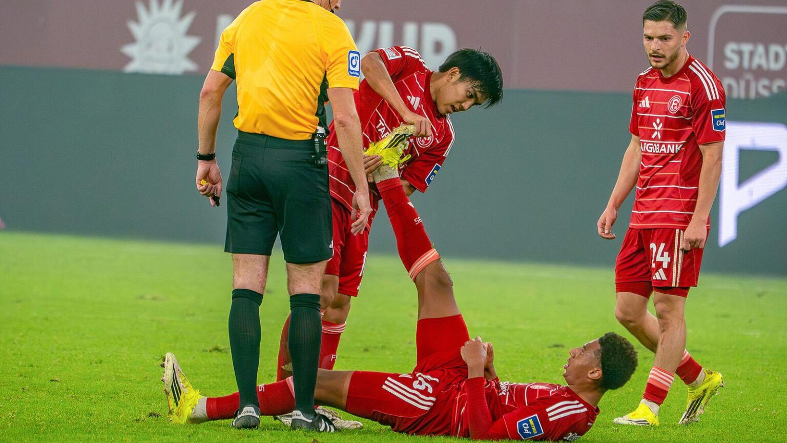 Verletzungspech im Abstiegskampf: Fortuna Düsseldorf muss gegen Dynamo auf Satoshi Tanaka und Sima Suso verzichten