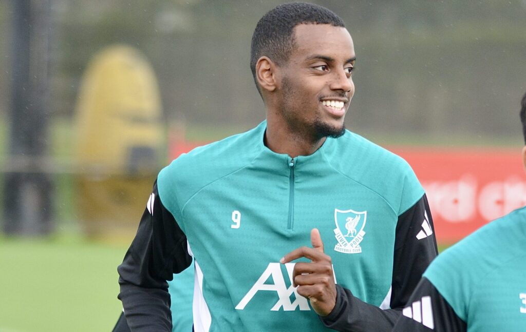 Alexander Isak to rejoin Liverpool team training
