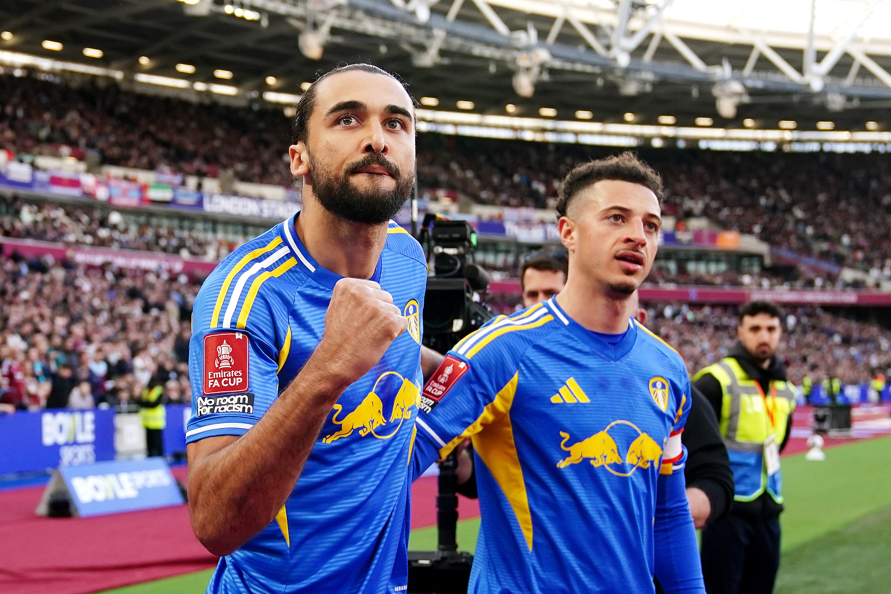 Dominic Calvert-Lewin looked to have Leeds on course for the last four